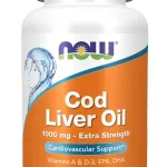 Cod Liver Oil, Extra Strength 1000 mg 90 Softgels